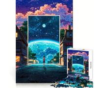 Rompecabezas Portal al Universo para Adolescentes, 1000 Piezas, Juguete Inteligente y Divertido, Decoración de Pared con Diseño Transparente (50x75cm)