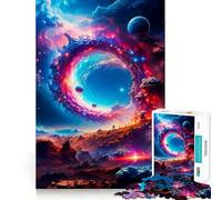 Rompecabezas Portal Antiguo,1000 Piezas,estimulación cognitiva,Piezas sin Rebabas,Corte Limpio,Juguete de Entretenimiento para Interiores (38x26cm)