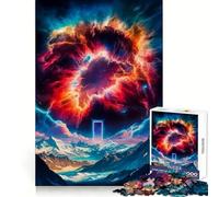 Rompecabezas Portal Blue de 1000 Piezas para Adolescentes Fortalece la Memoria, Calma y relajación Bordes de Calidad (38x26cm)