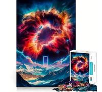 Rompecabezas Portal Blue de 1000 Piezas para Adolescentes Fortalece la Memoria, Calma y relajación Bordes de Calidad (38x26cm)