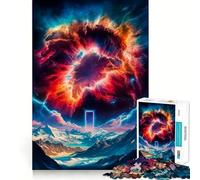 Rompecabezas Portal Blue de 1000 Piezas para Adultos Refuerza la Memoria Diversión y Ocio Regalo Elegante (38x52cm)