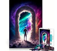Rompecabezas Portal Espacial para Adultos, 1000 Piezas, Rompecabezas para el Hogar, Entretenimiento, Imagen, Ensamblaje, Regalo de Cumpleaños (38x26cm)