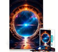 Rompecabezas Portal Extraño de 1000 Piezas para Adolescentes Juguete de lógica Clara, fácil de Usar, Ocio, Regalo de cumpleaños 38x26cm