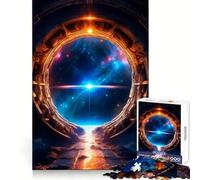 Rompecabezas Portal Extraño de 1000 Piezas para Adolescentes Juguete de lógica Clara, fácil de Usar, Ocio, Regalo de cumpleaños 38x26cm