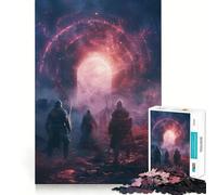 Rompecabezas Portal Knights de 1000 Piezas para Adultos Juguete de lógica Estimulante para un Juego Relajante Bordes Transparentes Regalo conmovedor (50x75cm)