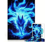 Rompecabezas Power Kitsune Fox de 1000 Piezas para Adolescentes Juego de ingenio Momento de Paz Borde de Calidad 50x75cm