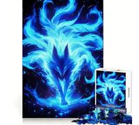 Rompecabezas Power Kitsune Fox de 1000 Piezas para Adolescentes Juguete para ejercitar la Mente Arte Relajante para desconectar Regalo Original 38x52cm