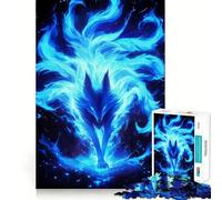 Rompecabezas Power Kitsune Fox de 1000 Piezas para Adolescentes Juguete para ejercitar la Mente Arte Relajante para desconectar Regalo Original 38x52cm