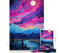 Rompecabezas Pradera Alpina Arroyo 1000 Piezas para Adolescentes Habilidad de Pensamiento Escapada de Atención Plena Bordes Limpios (50x75cm)