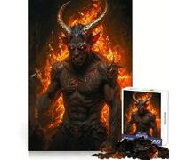 Rompecabezas Presencia Demoníaca para Adultos, 1000 Piezas, Juego Creativo, Detalles Auténticos, Desafío Real, Arte y Decoración (50x75cm)