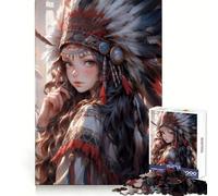 Rompecabezas Princesa Americana para Adolescentes, 1000 Piezas, Ejercicio Mental, Suave y Distracción, Corte Exacto, (38x26cm)