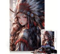 Rompecabezas Princesa Americana para Adolescentes, 1000 Piezas, Estimula la Mente, Diversión, Tiempo Libre, Encaje Firme, Regalo de Temporada (50x75cm)