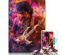 Rompecabezas psicodélico de 1000 Piezas Estilo Niji Rompecabezas de 1000 Piezas para Adolescentes Juego Educativo y desafiante para Mujeres y Hombres 26x38cm