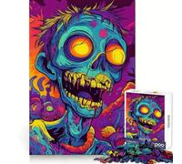 Rompecabezas psicodélico de Zombis para Adolescentes, 1000 Piezas, Juguete Intelectual, Escape Tranquilo, Corte de Calidad, Regalo de Temporada (38x26cm)