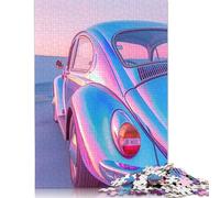 Rompecabezas psicodélico VW Beetle, Juguete Educativo, Rompecabezas de cartón Premium para Adultos y niños, Regalo, 1000 Piezas (75 x 50 cm)