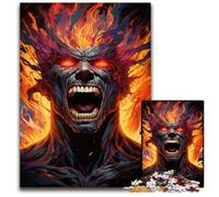 Rompecabezas psicodélicos Coloridos de Nebula King para 1000 Piezas Rompecabezas imposibles para decoración artística Hacer tú Mismo o Regalo de cumpleaños 1000 Piezas (75x50cm)