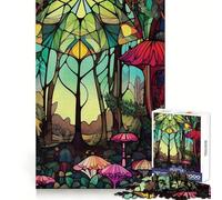 Rompecabezas psicodélicos de 1000 Piezas para Adultos y Adolescentes Potenciador Mental Alivia el estrés Divertido Cierre Seguro (50x75cm)