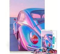 Rompecabezas psicodélicos de Volkswagen Beetle para Adultos, 1000 Piezas, fortalece la Memoria, pasatiempo para el hogar, Bordes limpios, Regalo Elegante (50x75cm)