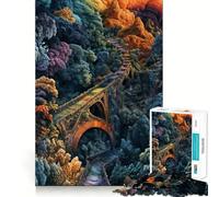Rompecabezas Puente de Piedra de 1000 Piezas para Adolescentes Juguete Inteligente para el hogar Corte preciso Regalo Original 50x75cm