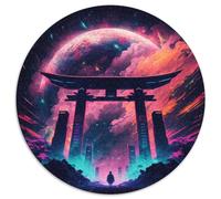 Rompecabezas Puerta al Cosmos para Adultos, 1000 Piezas, Redondo, Ideal para Adolescentes y decoración del hogar (67,5x67,5cm)