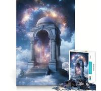 Rompecabezas Puerta Celestial Antigua 1000 Piezas Entrenamiento Académico Divertido Piezas Que Encajan a la perfección Regalo de Cumpleaños Juguete para Estimular la Mente (38x26cm)