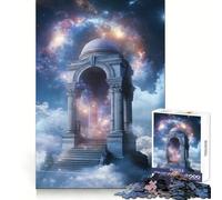 Rompecabezas Puerta Celestial Antigua 1000 Piezas para Adolescentes Claridad Mental Paz Diversión Perfecta Regalo de Temporada (50x75cm)