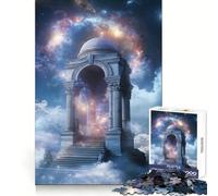Rompecabezas Puerta Celestial Antigua para Adultos, 1000 Piezas, Entrenamiento de Memoria, Recreación Tranquila, Corte Impecable, Regalo Navideño (38x52cm)