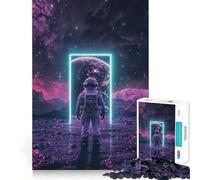 Rompecabezas Puerta del Portal Espacial de 1000 Piezas para Adultos Think Smart Toy Family Joy Pieza de Arte de Corte preciso (38x52cm)