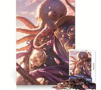 Rompecabezas Pulpo Samurai 1000 Piezas Juguete para desarrollar la Mente Juego Relajante Piezas de colección de Arte de Corte preciso (50x75cm)