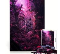 Rompecabezas Pulse of The Jungle de 1000 Piezas para Adolescentes, Juguete cognitivo, pasatiempo Relajante, Borde Premium, Lista de Deseos de Santa Claus (38x52cm)