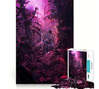 Rompecabezas Pulse of The Jungle de 1000 Piezas para Adultos, Juguete para ejercitar la Mente y el Cerebro, Ideal para el hogar y el Ocio Bordes Ajustados Navidad (50x75cm)