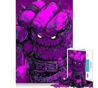 Rompecabezas Puño Monstruoso Morado para Adolescentes, 1000 Piezas, Juguete Intelectual, Diversión en Interiores, Corte de Calidad, Regalo Creativo (38x52cm)