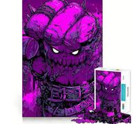Rompecabezas Puño Monstruoso Morado para Adultos, 1000 Piezas, Juguete para ejercitar la Mente, Divertido y Relajante, (38x26cm)