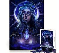 Rompecabezas Purple Crystal Queen de 1000 Piezas para Adultos Juego Inteligente de Rompecabezas Divertido Montaje de imágenes Regalo de Temporada (50x75cm)