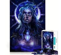Rompecabezas Purple Crystal Queen de 1000 Piezas para Adultos Juego Inteligente de Rompecabezas Divertido Montaje de imágenes Regalo de Temporada (50x75cm)