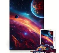 Rompecabezas Purple Deep Space de 1000 Piezas para Adultos, Juguete para ejercitar la Mente, Juego de Interior, Pieza de Arte de Corte preciso (50x75cm)