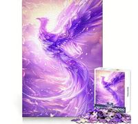 Rompecabezas Purple Phoenix de 1000 Piezas para Adolescentes Juguete para desarrollar la lógica y la Capacidad de relajación Corte preciso Regalo Ideal (38x52cm)