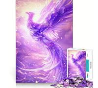 Rompecabezas Purple Phoenix para Adolescentes, 1000 Piezas, para estimular la Memoria, Juego de Mesa, Montaje de imágenes, Regalo navideño (38x26cm)
