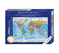 Rompecabezas/Puzzle Mapa del Mundo Premium - MAPS IN MINUTES [2000 Piezas]