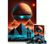Rompecabezas Pyramide Alien Citizen para Adolescentes, 1000 Piezas, Juguete Intelectual, diversión en Interiores, Corte de Calidad, Regalo Creativo (38x52cm)