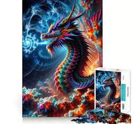Rompecabezas Quantum Inferno de 1000 Piezas para Adultos Regalos Divertidos y de Ocio Precioso Regalo (38x26cm)