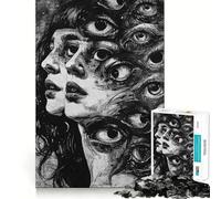 Rompecabezas ¿Quién Soy yo? 1000 Piezas Entrenamiento Mental Diversión Garantizada Componentes Resistentes y de Corte Limpio Un Entretenimiento cautivador para Disfrutar en casa (38x26cm)