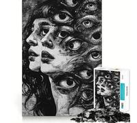 Rompecabezas ¿Quién Soy yo? de 1000 Piezas Juguete de construcción Focus Building Ensamblaje Firme y Seguro Juguete de Entretenimiento para Interiores y Vacaciones (50x75cm)