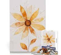 Rompecabezas Radiant Bloom de 1000 Piezas para Adolescentes Fortalece la Memoria, Calma, relaja, Bordes Suaves Un Regalo increíble (38x26cm)