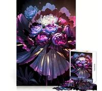 Rompecabezas Radiant Blossom Dance de 1000 Piezas para Adolescentes Juguete para ejercitar la Mente Juego de Mesa en Grupo Arte y Montaje Regalo clásico (38x52cm)