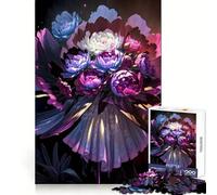 Rompecabezas Radiant Blossom Dance de 1000 Piezas para Adolescentes Juguete para ejercitar la Mente Juego de Mesa en Grupo Arte y Montaje Regalo clásico (38x26cm)