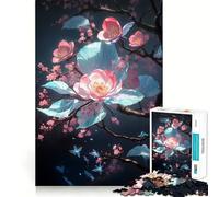 Rompecabezas Radiant Blossom Harmony de 1000 Piezas para Adolescentes Fortalece la Memoria, Calma, relaja, Bordes Suaves Regalo increíble (50x75cm)