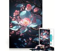 Rompecabezas Radiant Blossom Harmony de 1000 Piezas para Adolescentes, Juguete Inteligente para Jugar en Interiores, Corte preciso, (38x26cm)