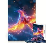 Rompecabezas Radiant Phoenix de 1000 Piezas para Adolescentes, Juguete Inteligente para Jugar en Interiores, Corte preciso, (38x26cm)