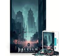 Rompecabezas Raleigh de 1000 Piezas para Adultos y Adolescentes Juguete de Habilidad, Relajante y Divertido Bordes Ajustados Regalo Ideal para Festivales (38x52cm)